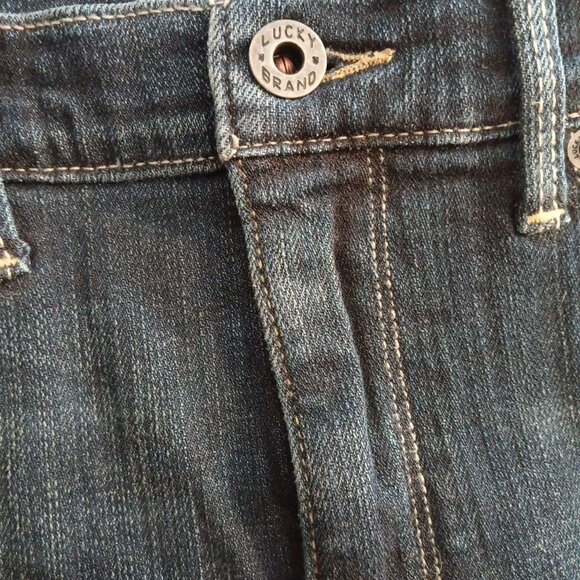 Lucky Brand Bridgette Skinny Dark Wash Blue Jeans Women's Size 26 - Picture 7 of 16